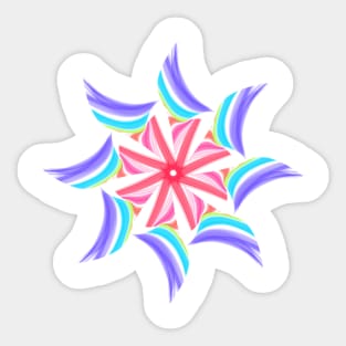 Colorful Star Sticker